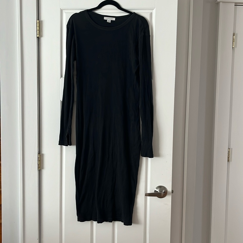 NUDE LUCY long sleeved ribbed dress M